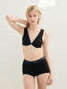 モデル身長：174cm / カラー：Black / 着用サイズ：Sサイズ