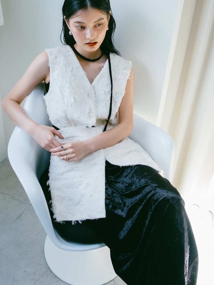 9月1日(月) 12:00販売開始】Crash Velour Long Skirt – MARTE