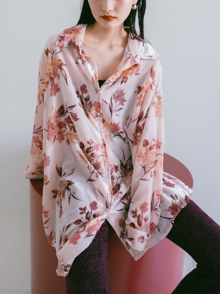 8月15日(金) 12:00販売開始】Velvet Over Shirt – MARTE