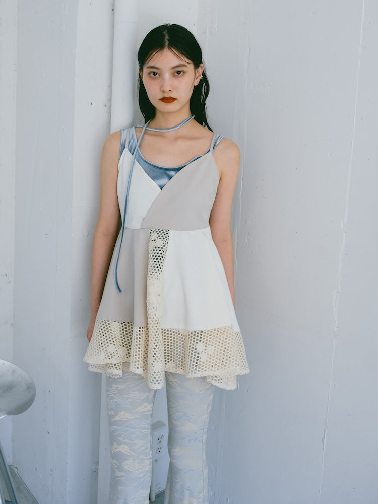 モデル身長：173cm / カラー：Ivory