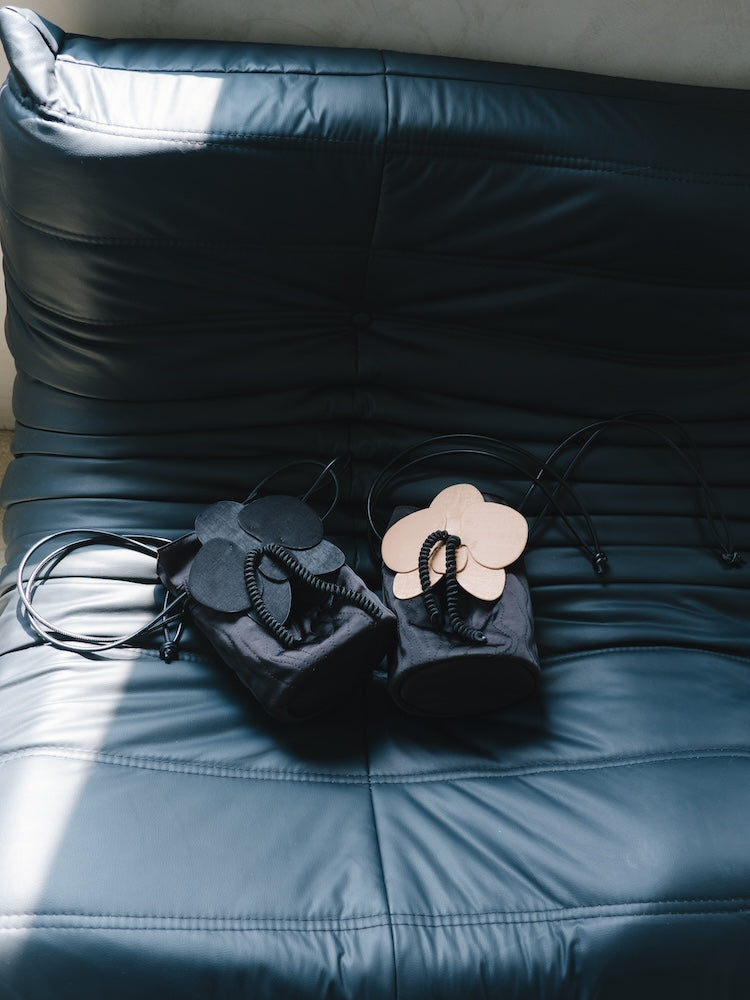 Flower Motif Drawstring Bag｜オリジナル巾着バッグ – MARTE