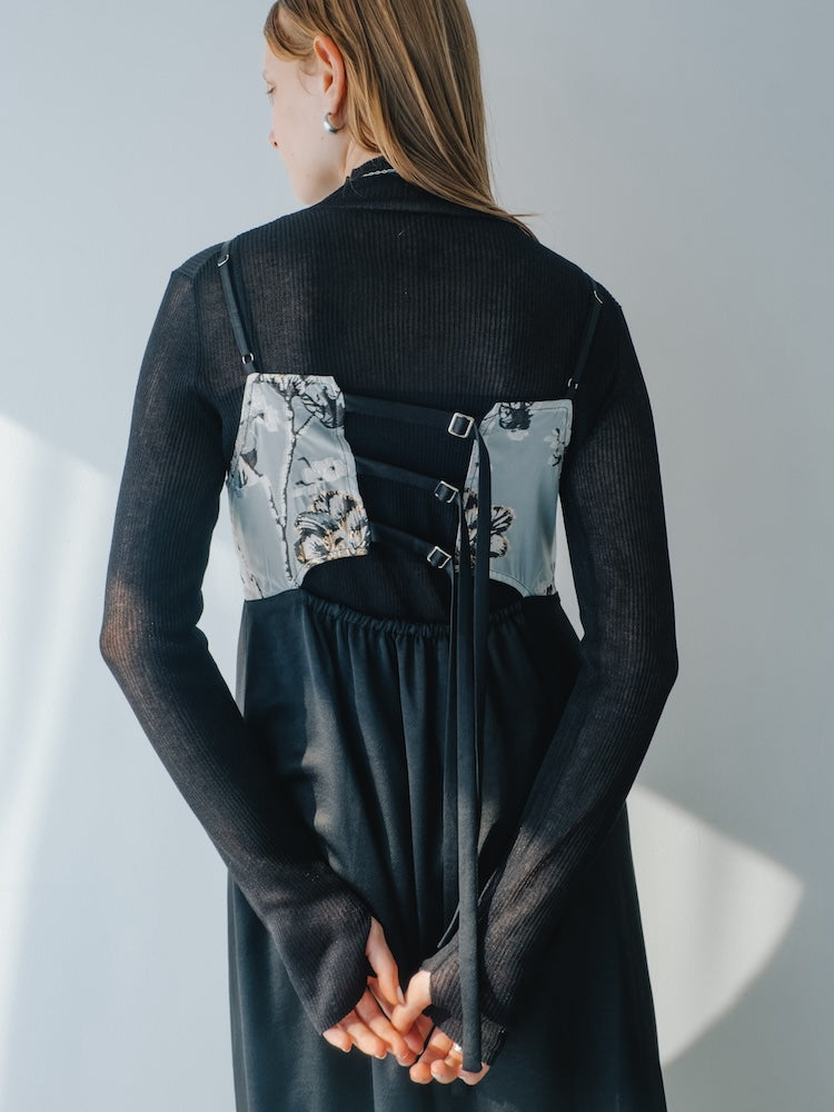 Jacquard Layered Camisole Dress｜結婚式やお呼ばれに｜ジャガード