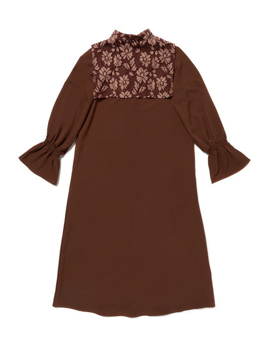 Flower Collar Dress|花柄つけ襟ドレス – MARTE Flower Collar Dress|花柄つけ襟ドレス – MARTE