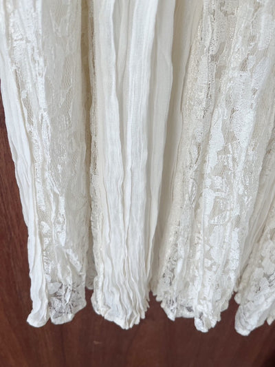 White Lace Romantic Dress