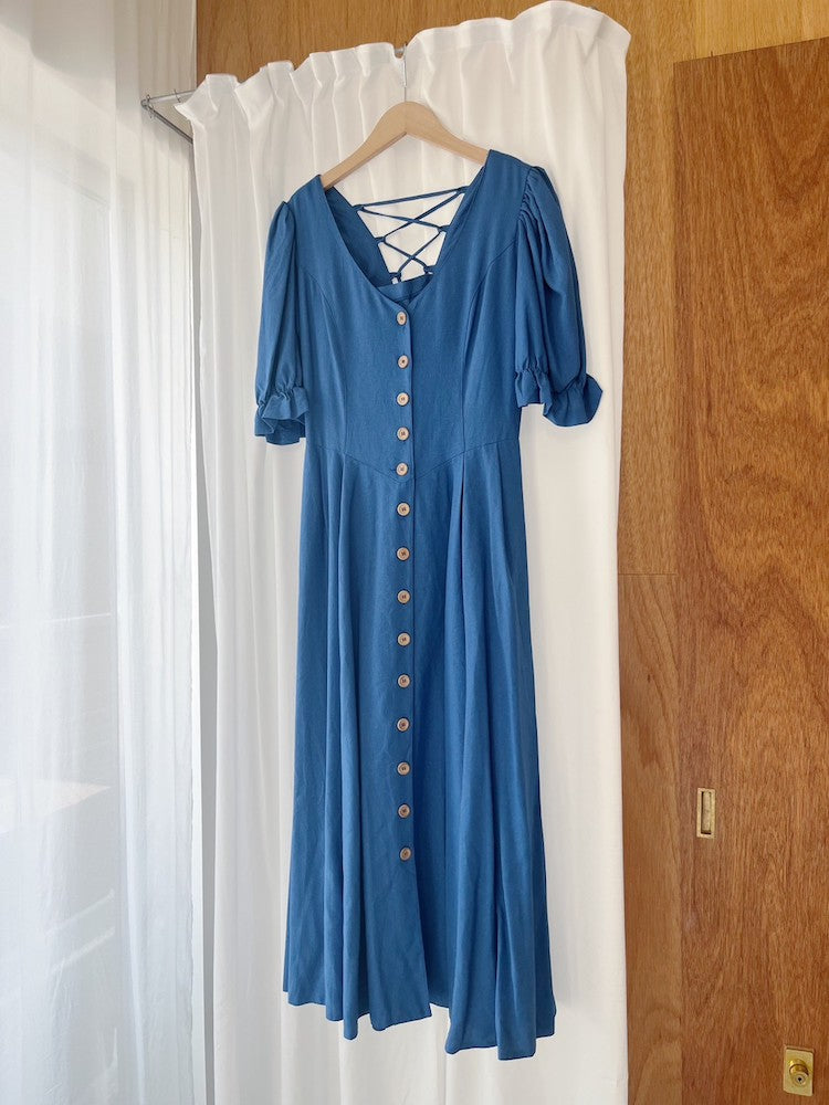 70s Tyrolean Cotton Dress