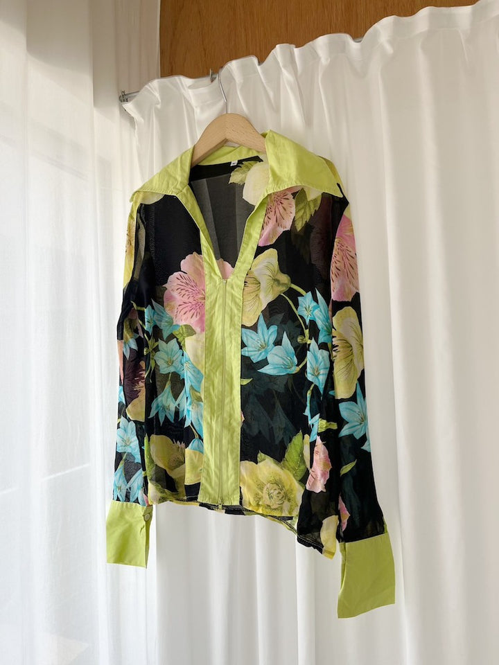 Botanical Sheer Docking Shirt