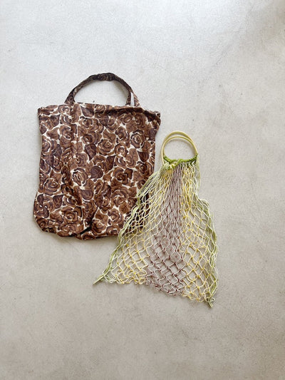 Crochet & Nylon Bag Set / 2
