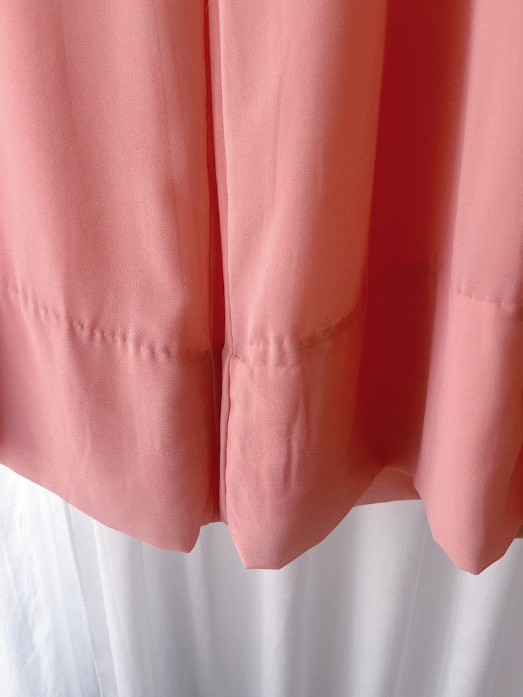 Salmon Pink Wide Pants