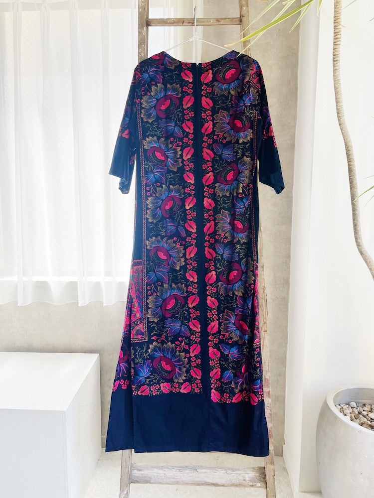 Fire Flower Batik Dress