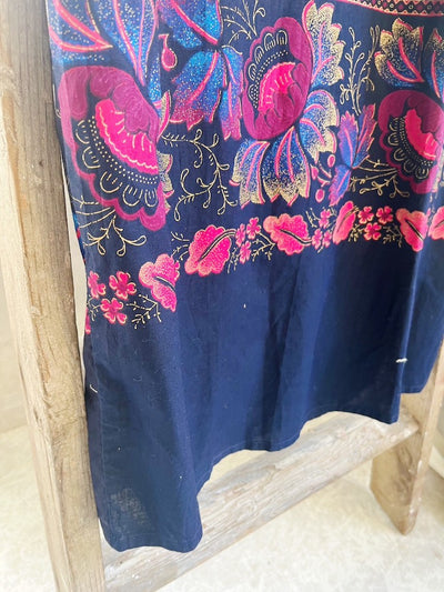 Fire Flower Batik Dress