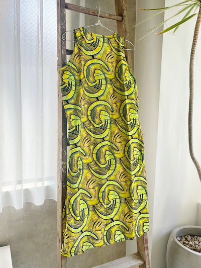 Straw Point Batik Dress