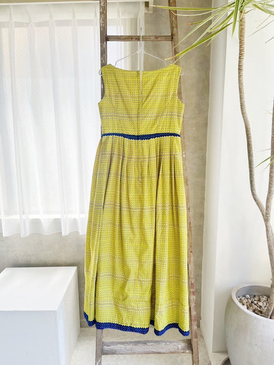 Summer Lemon Batik Dress