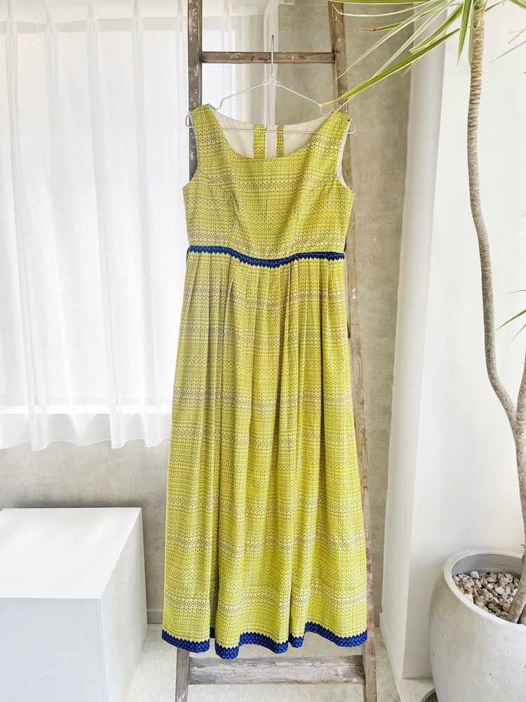 Summer Lemon Batik Dress