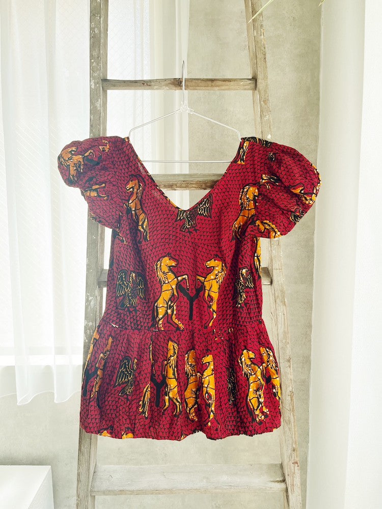 Horse Batik Top