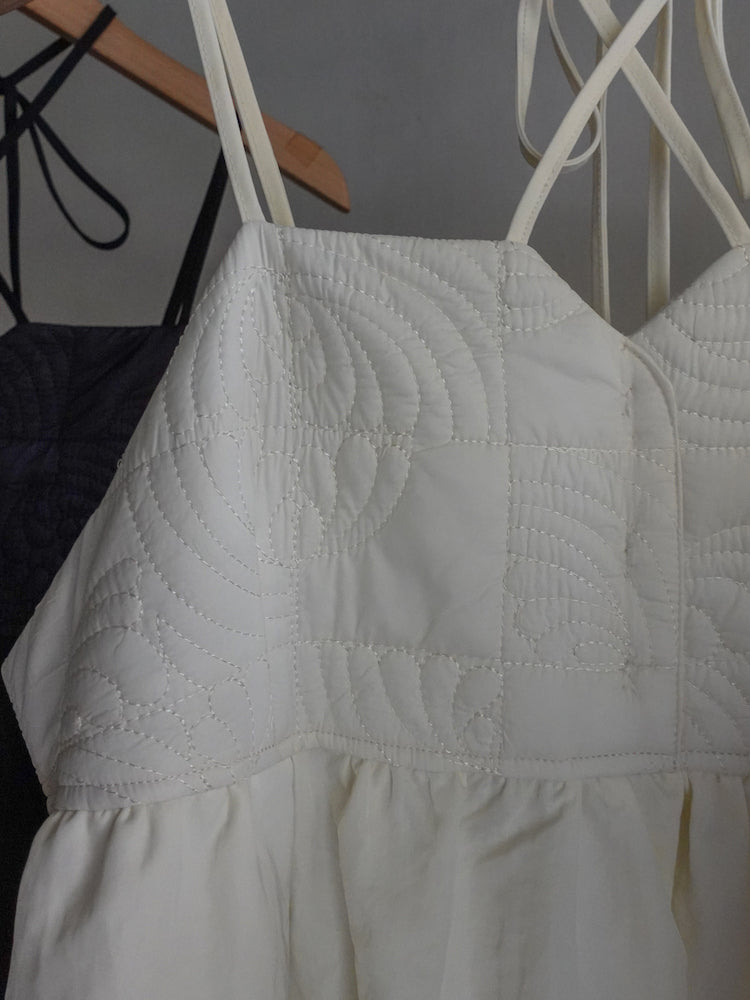 ワンピース Quilt Switching Dress / Sahara Quilt Switching Dress｜キルトキャミワンピース – MARTE