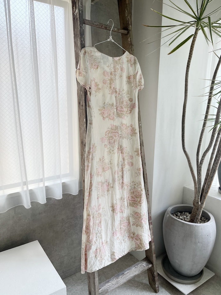 Linen Pale Rose Dress