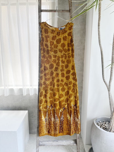 Giraffe Print Rayon Dress