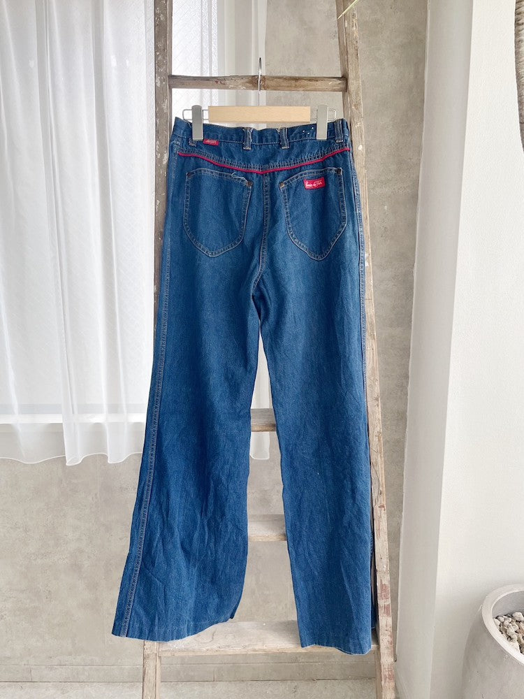 Denim Straight Pants