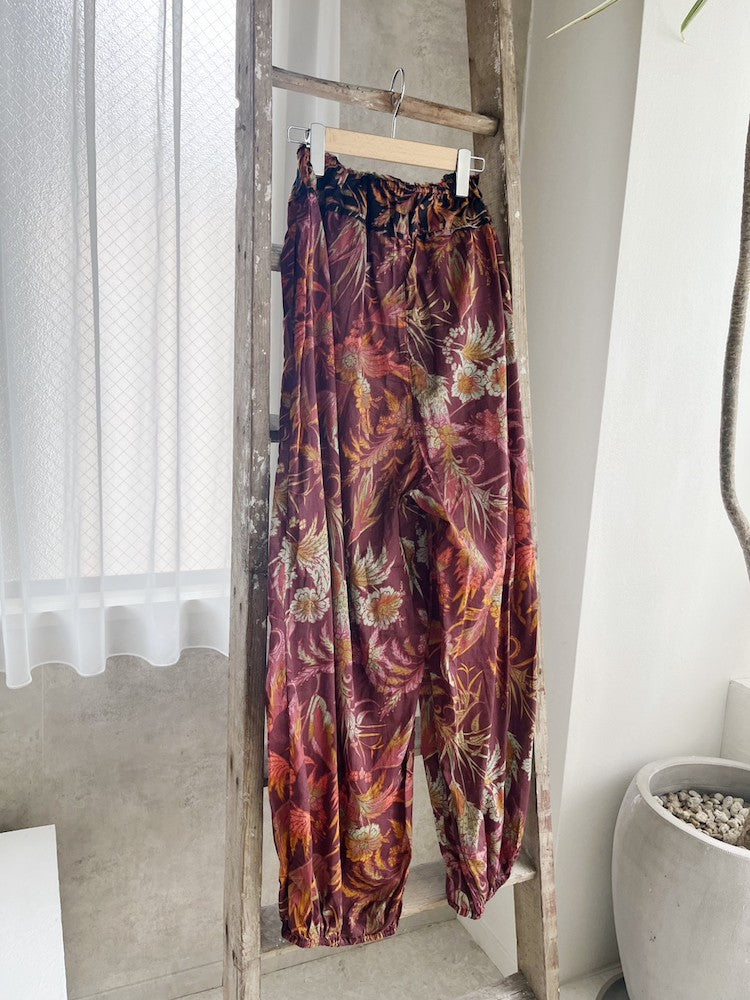 Resort Plant Summer Pants