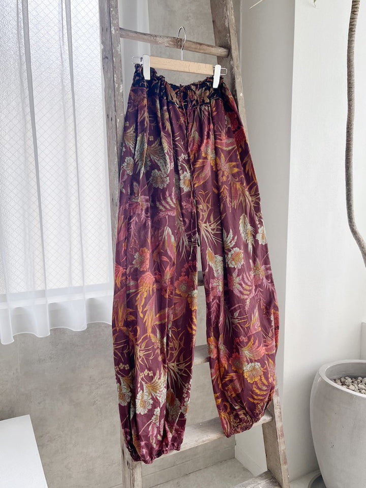 Resort Plant Summer Pants