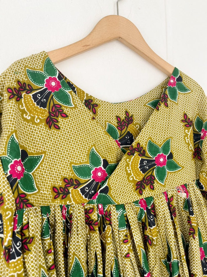 Volume African Batik Dress