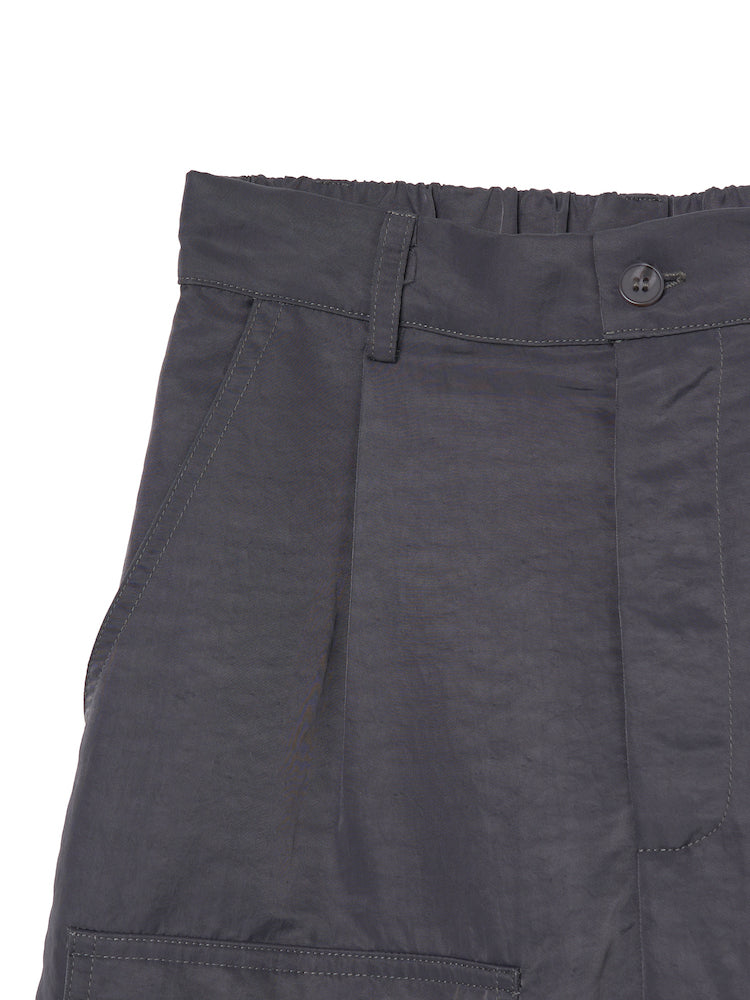 Zip Cargo Pants . Gray . M MARTE sahara（Zip Cargo Pants