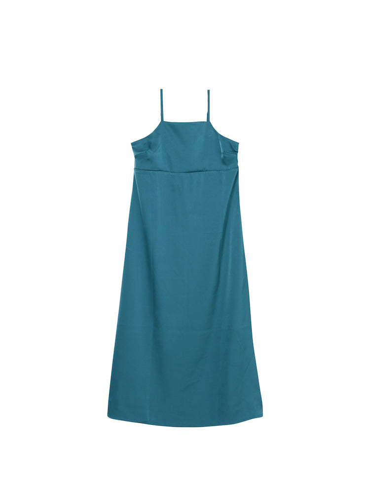 【WEB限定】Satin Camisole Dress