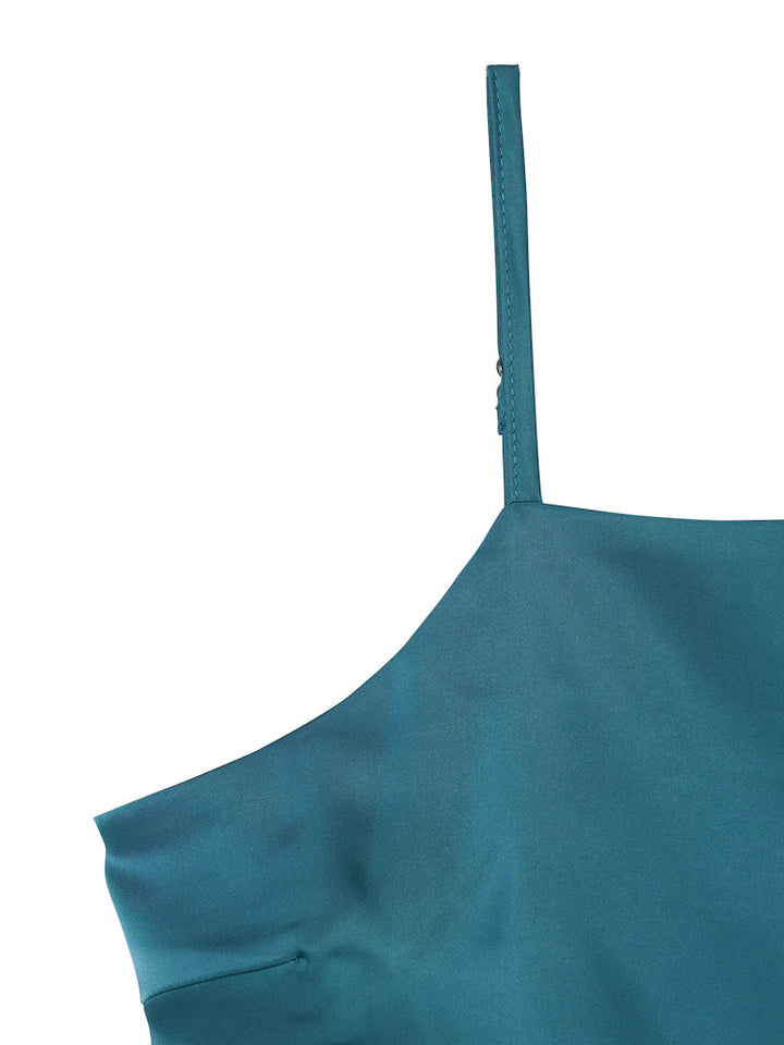 【WEB限定】Satin Camisole Dress