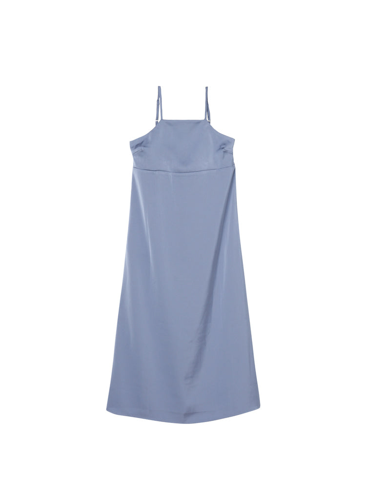 【WEB限定】Satin Camisole Dress