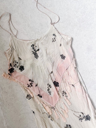 Beads Embroidery Camisole Dress