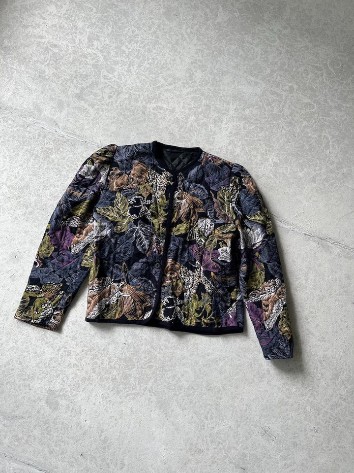 80s Butterfly Quilt Jacket