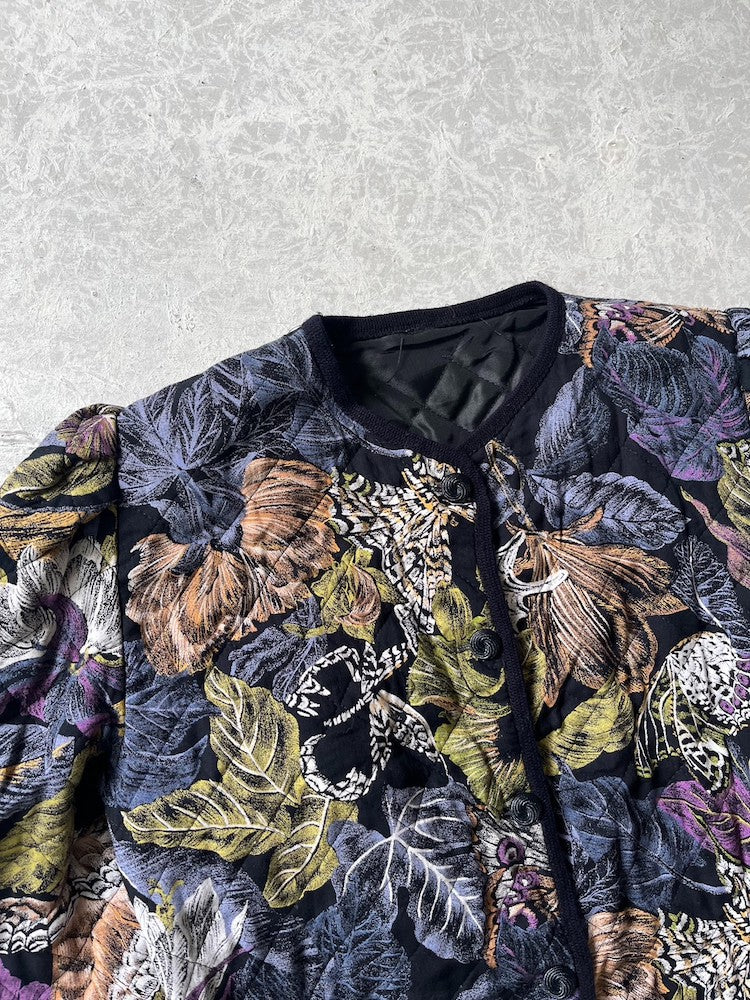 80s Butterfly Quilt Jacket