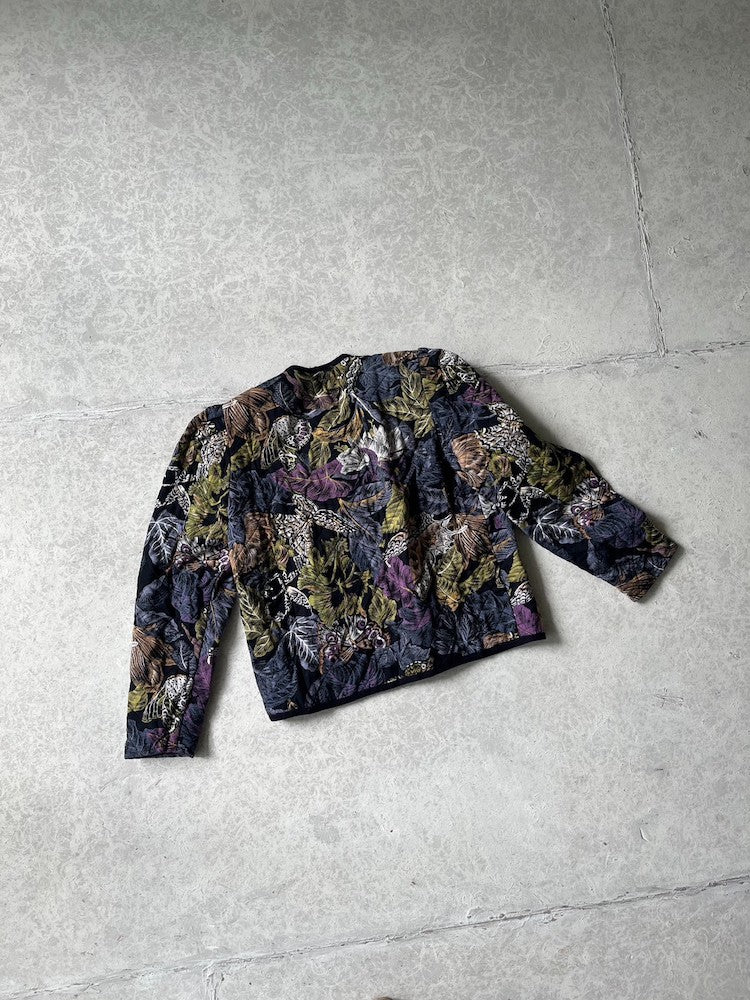 80s Butterfly Quilt Jacket