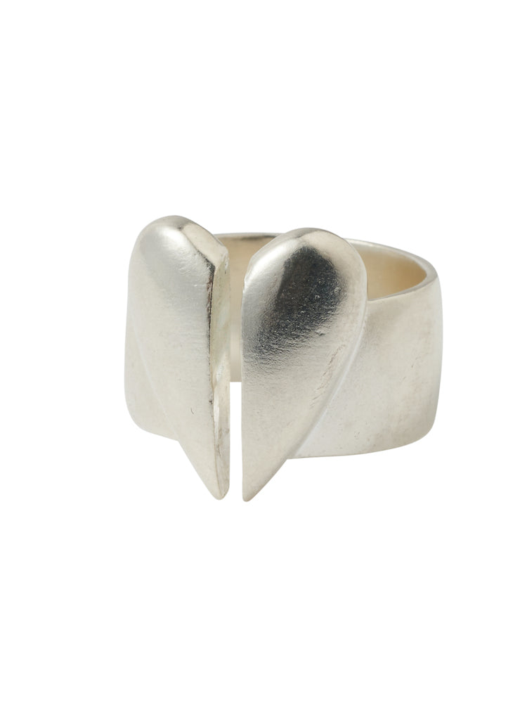 SYKIA シキア　Open Heart Ring #3 シルバー　marte Open Heart Ring｜ヒルマ・アフ・クリントの作品を日常に｜ハート