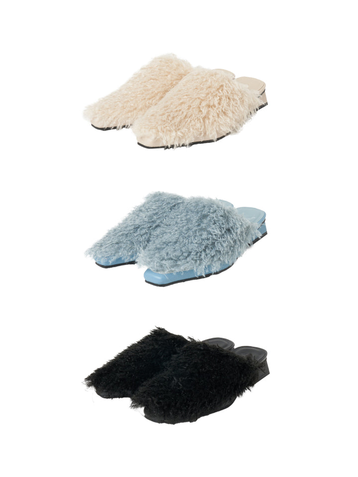 【WEB限定】Volume Fur Shoes