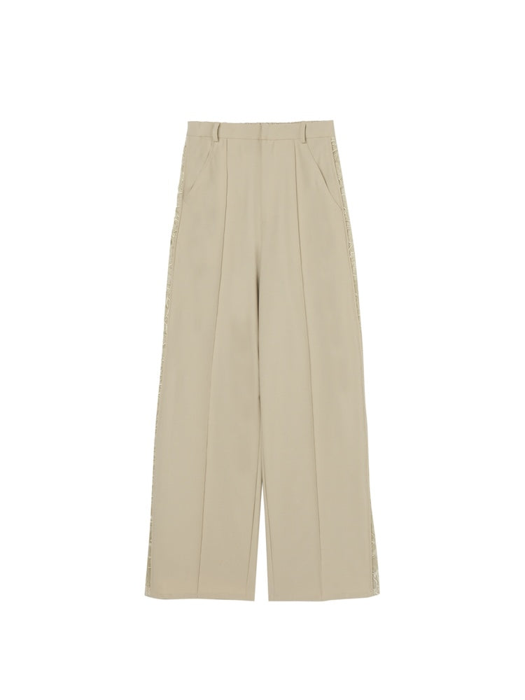 Lace Line Pants｜ツイル素材レースパンツ – MARTE