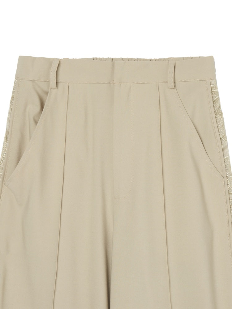 Lace Line Pants｜ツイル素材レースパンツ – MARTE
