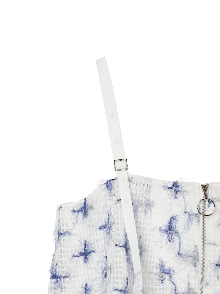 Mesh Layered Zip Top｜メッシュレイヤードトップス – MARTE
