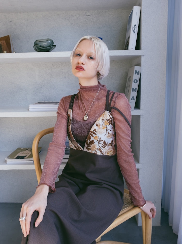 MARTE sahara JQD Back Cross Cami Dress