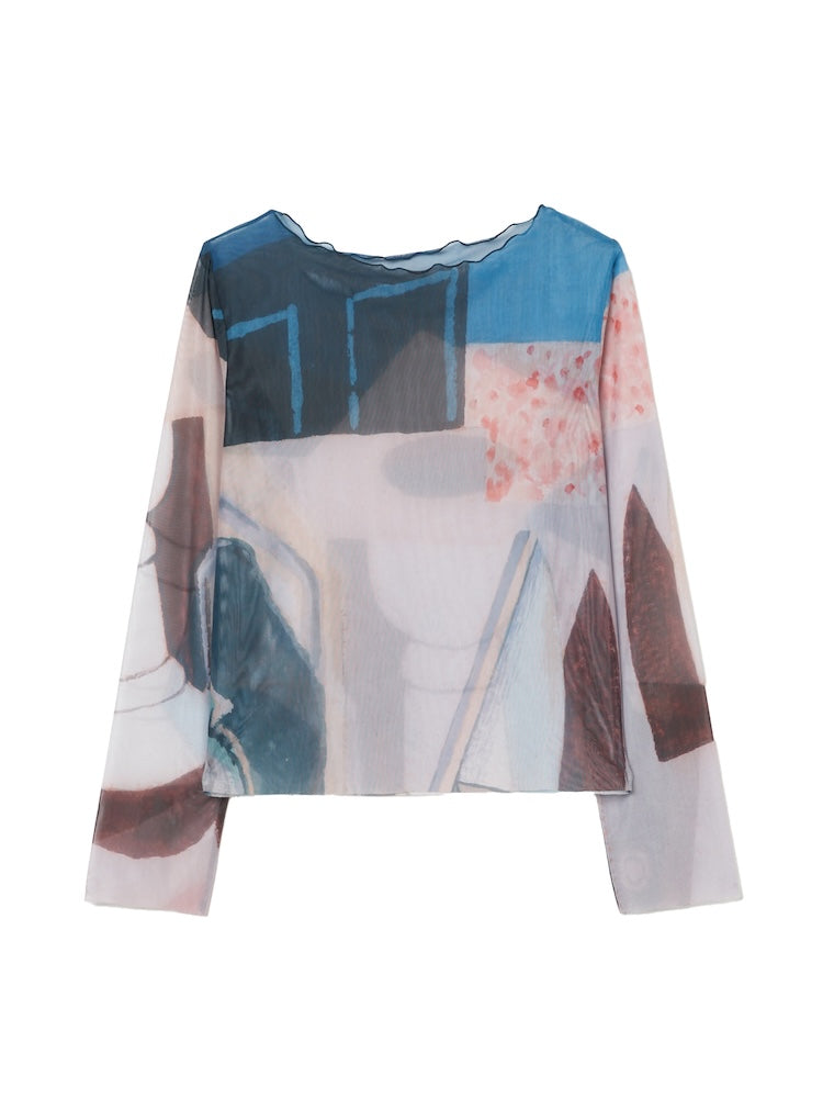 Sheer Top / 09Blue Room – MARTE