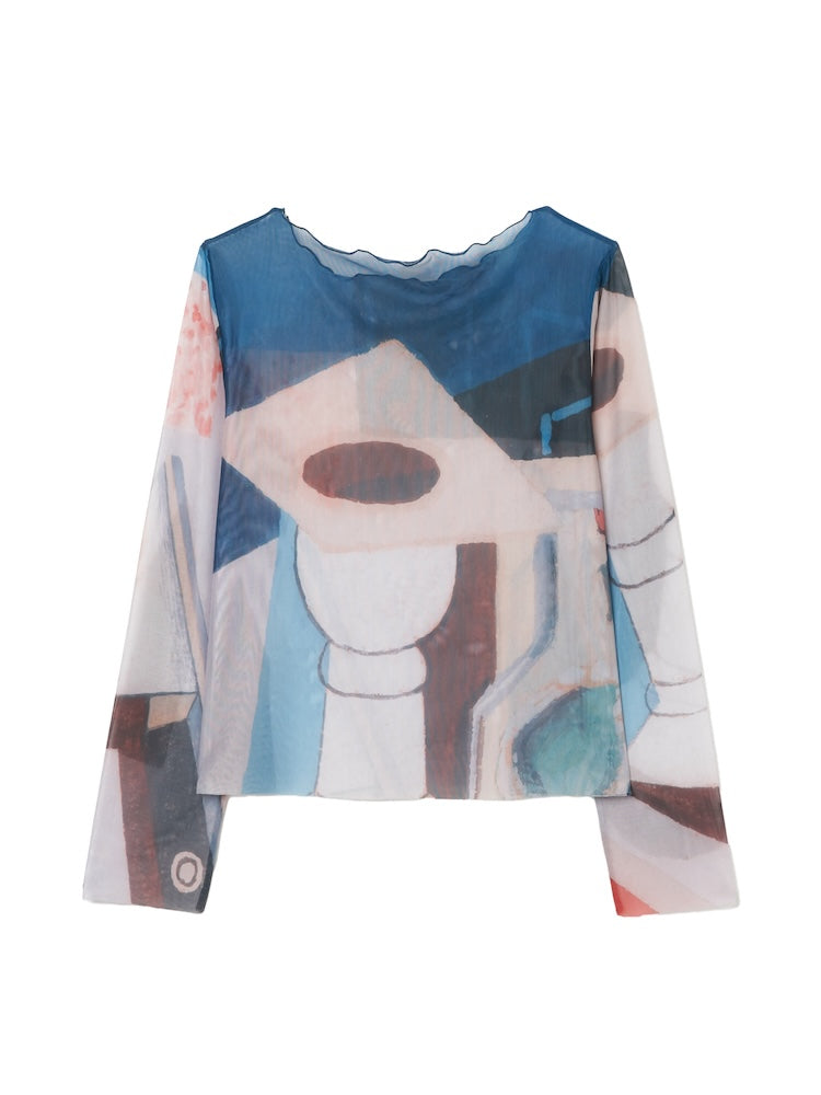 Sheer Top / 09Blue Room – MARTE