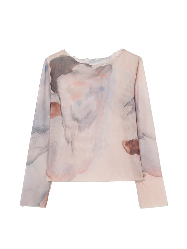 sahara シアートップス 08 Nude sahara Sheer Top / 08 Nude marte