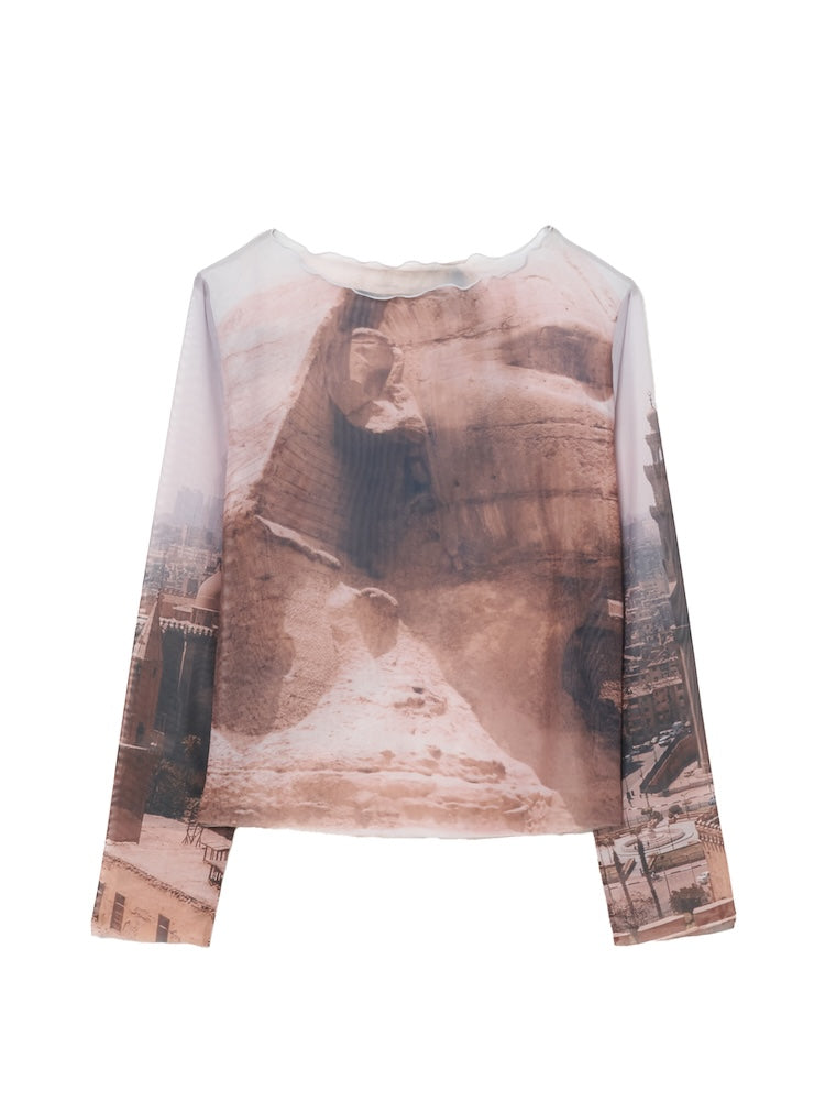 Sheer Top / 01Gizeh