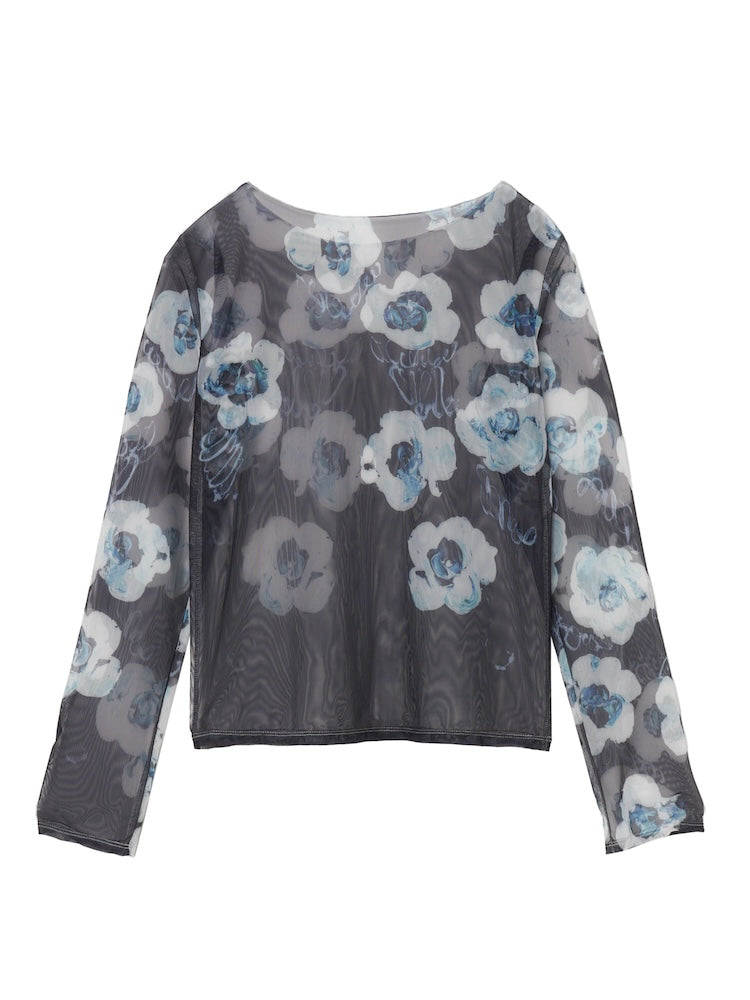 Sheer Top / Floating Flower – MARTE
