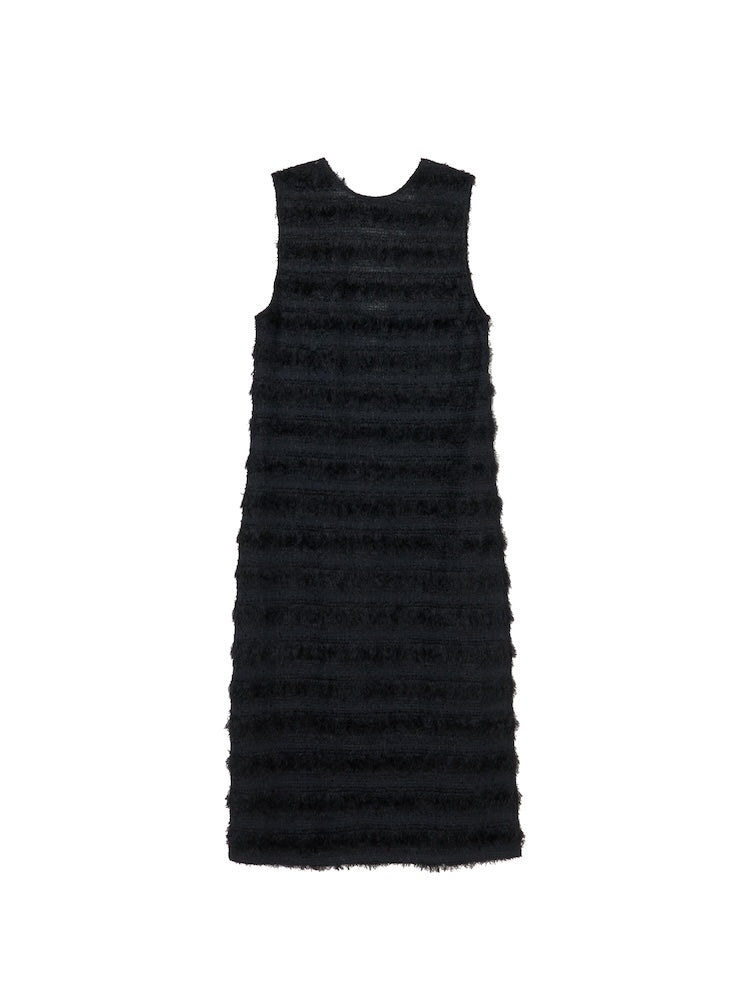 Fringe Long Vest Dress｜フリンジロングベストドレス – MARTE