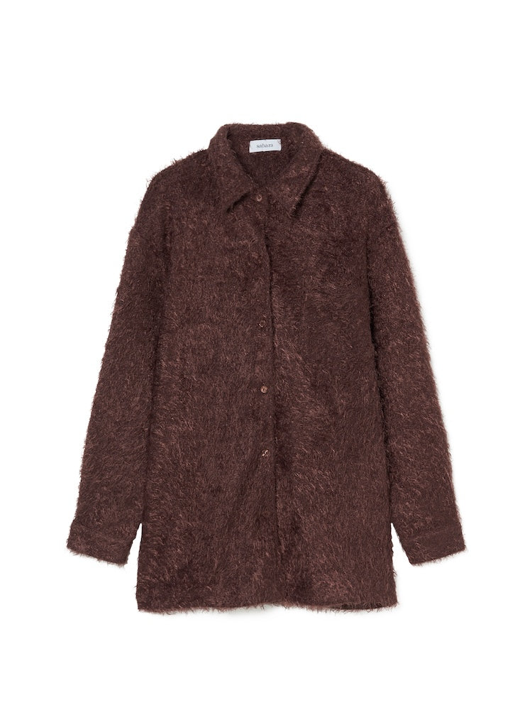 Shaggy Over Shirt｜シャギー素材シャツ – MARTE