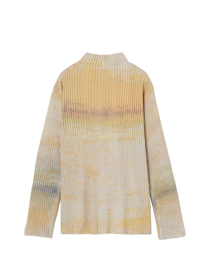 Art Print Rib Knit / 04 Sunrise