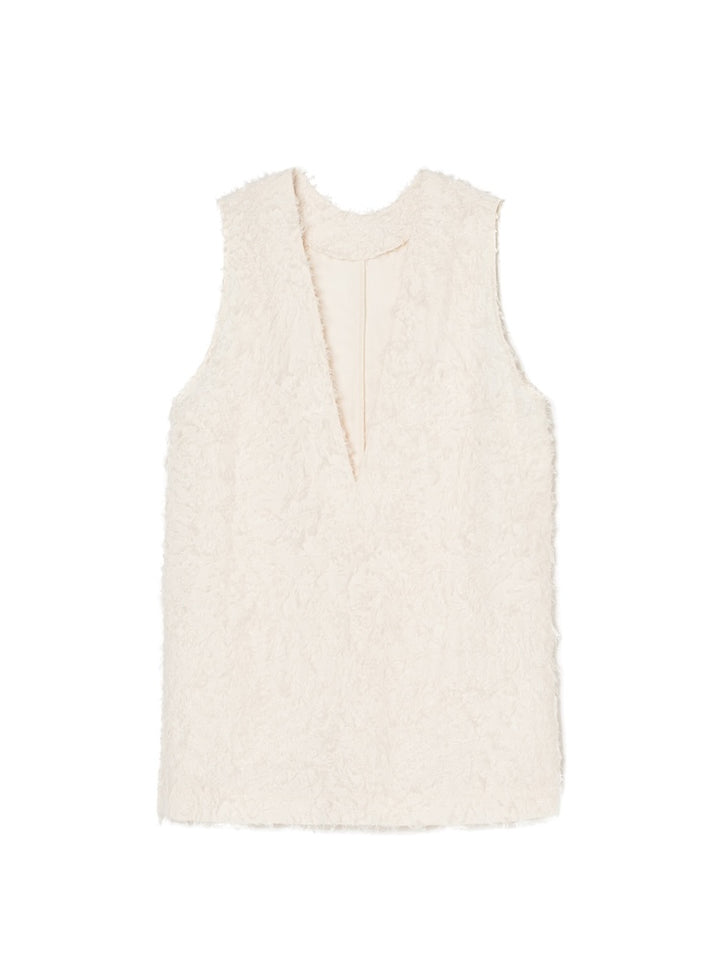 Cut Jacquard Vest