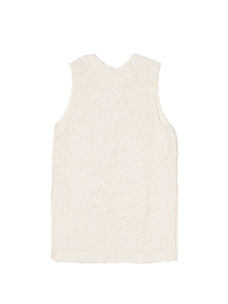 Cut Jacquard Vest