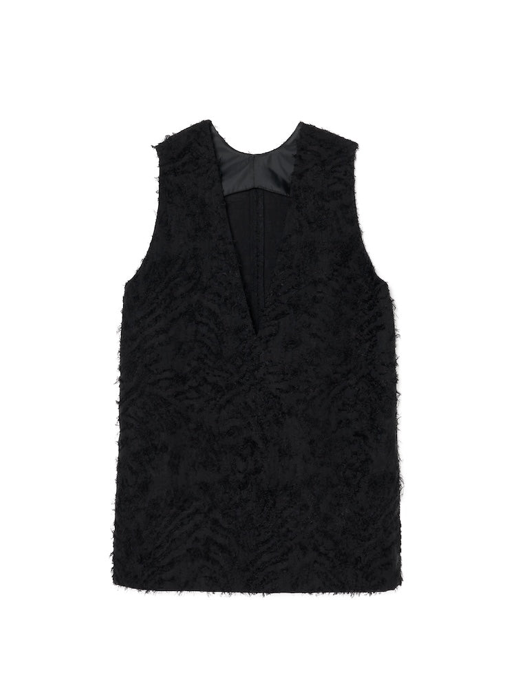 Cut Jacquard Vest